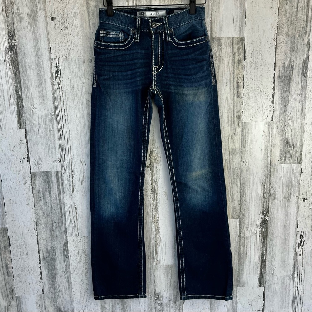 BKE Aiden Women’s Bootleg Denim Jeans Size 27X31 Zip & Button Closure